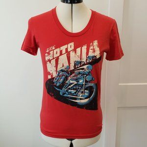 iron Pony Motorsports Triumph Mods vs Rockers Red T Shirt Size Medium